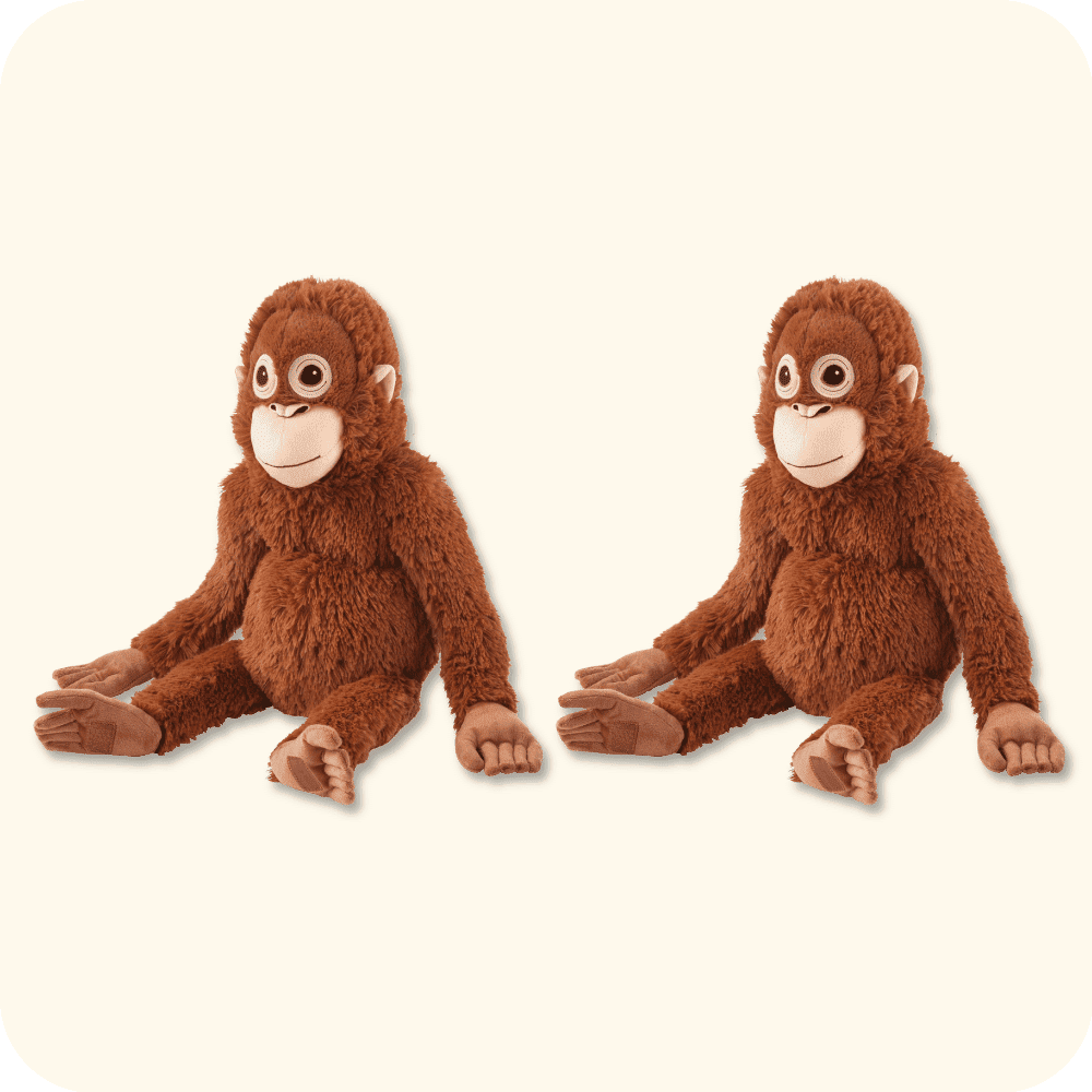 Orangutan Plush 2PCS Orangutan Plush 2PCS